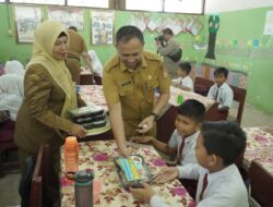 Sekdakab Asahan Launching Gerakan Serentak Uji Coba Makanan Gratis Bagi Peserta Didik