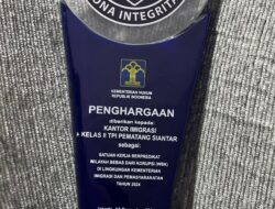 Kantor Imigrasi Sianțar Raih Predikat WBP 2024