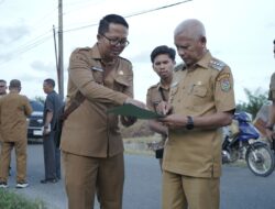 Bupati Asahan Tinjau Lahan Lokasi Rencana Pembangunan Lapas