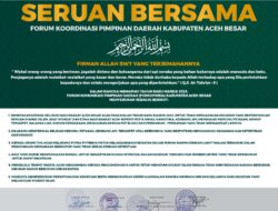 Seruan Bersama Forkopimda Aceh Besar Larang Rayakan Malam Tahun Baru
