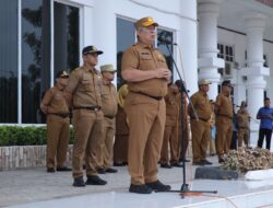 Sekda Asahan Pimpin Apel Gabungan