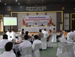 Polres Aceh Tamiang Sosialisasi Dengan Mahkamah Syariah