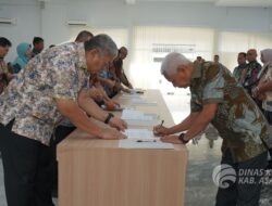 Pemkab Asahan Lakukan Penandatanganan Kolektif Perjanjian Kinerja