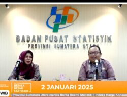 Desember 2024, Sumut Inflasi 2,12 Persen
