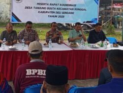 Muspika Kecamatan Sunggal Gelar Rakor