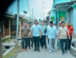 Pj Batubara Dan Bupati Terpilih Berikan Bantuan Korban Rumah Terbakar