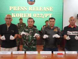 Masyarakat Apresiasi Tim Intel Korem 022/PT  Gagalkan Peredaran Narkoba