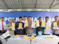 Polres Batubara Gagalkan Peredaran Narkoba 10 Kg