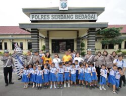 Pelajar Santo Yoseph Sei Rampah Dapat Edukasi Lalu Lintas