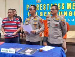 Polsek Sunggal Tangkap Empat Pelaku Pencurian Sepeda Motor, Dua Ditembak