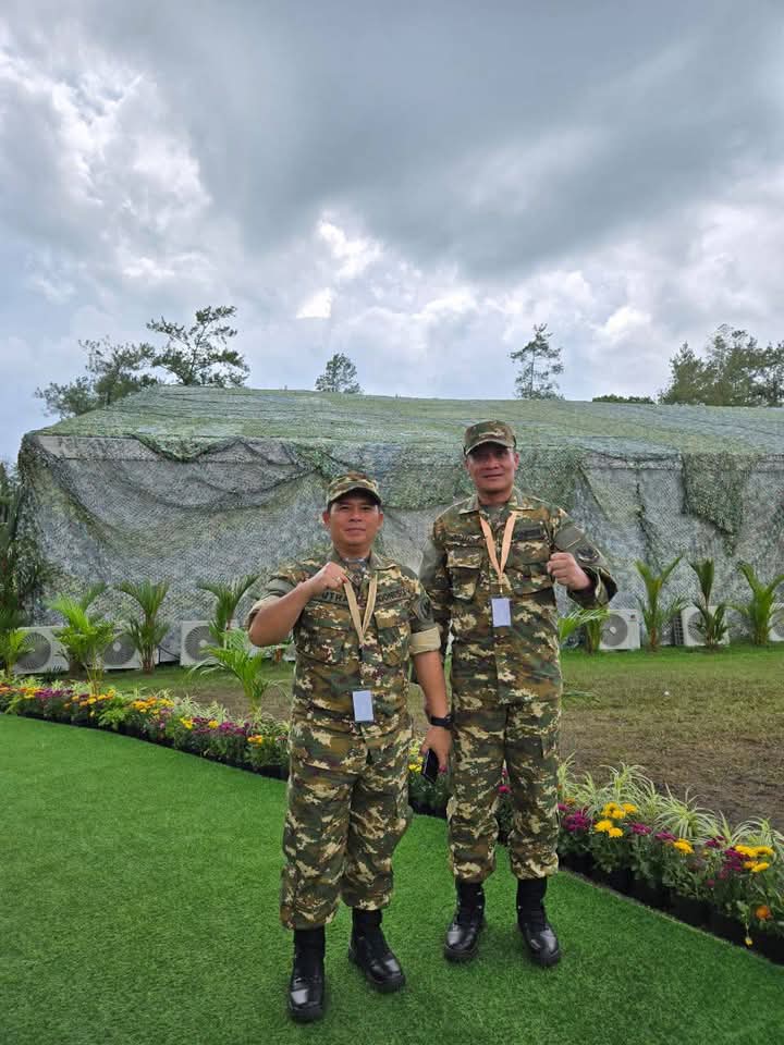Bupati dan Wakil Bupati Padang Lawas Putra Mahkota Alam Hasibuan dan Achmad Fauzan Nasution disela-sela kegiatan retred di Akmil Magelang, Jawa Tengah, Kamis (27/2). (Ist)