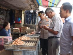 Kapolrestabes Medan Sidak Pasar, Pastikan Harga Bahan Pokok Stabil Jelang Ramadhan