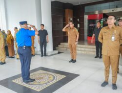 Wali Kota Medan Rico Waas Pimpin Apel Perdana Di Balai Kota