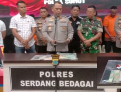 Polres Sergai Tangkap Pemain Judi Togel dan Meja Tembak Ikan