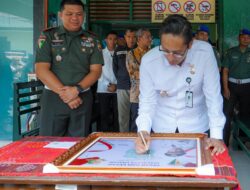 Rico Waas Kunjungi Dandenpom I/5, Tingkatkan Rasa Kekeluargaan