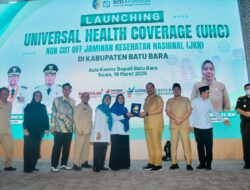 Bupati Bahar Launching UHC JKN Gratis