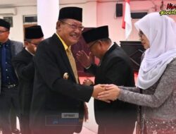 Wabup Arota Lase, A.Md Hadiri PAW Anggota DPRD Nias