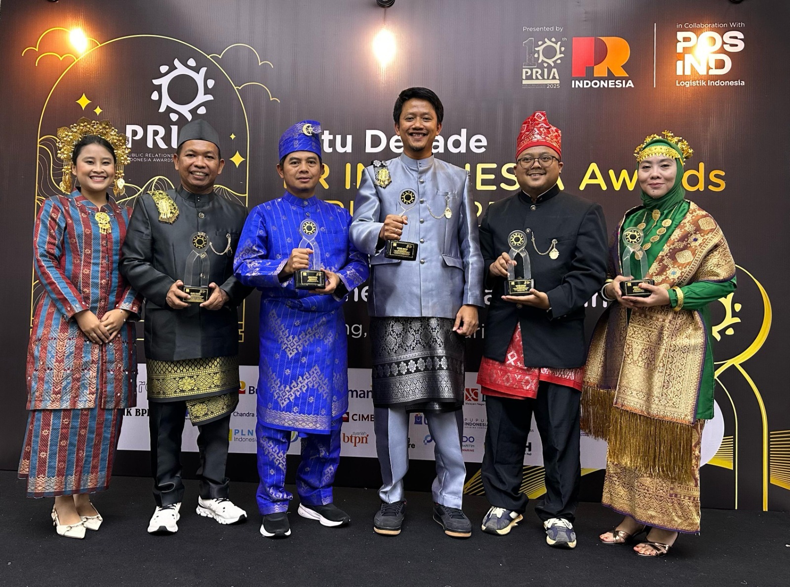 Pertamina Hulu Rokan (PHR) Zona 1 saat memboyong 5 penghargaan, melalui Field Rantau, Field Pangkalan Susu, Field Lirik dan Field Jambi di ajang Public Relations Indonesia Awards (PRIA) 2025.
