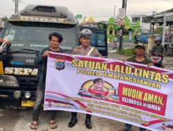 Tagline “Mudik Aman Keluarga Nyaman” Di Polres P. Siantar
