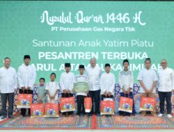Berbagi Kebahagiaan Di Bulan Suci Ramadhan 1446 H, PGN Beri Santunan CSR 10.541 Anak Yatim