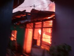 Jelang Buka Puasa, 20 Unit Rumah Di Brandan Musnah Terbakar