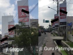 Papan Reklame Rokok di Jalan Glugur dan Guru Patimpus Disinyalir Langgar Perda