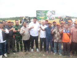 Presiden Prabowo Pimpin Panen Raya Nasional, Sumut Dan Sergai Komit Swasembada Pangan