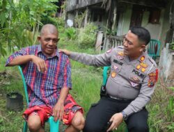 Satlantas Polres Nias Kunjungi Korban Laka Lantas