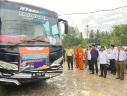 Bupati Sergai Lepas Jamaah Manasik Haji Akbar Bank Sumut