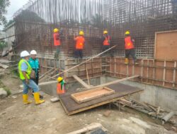 Pembangunan Uprating Sunggal Tirtanadi Tidak Benar Roboh, Besinya Jatuh Karena Belum Dicor