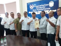 Kolonel (Purn) TNI Hatunggal Siregar Resmi Mendaftar Calon Ketua KONI Sumut