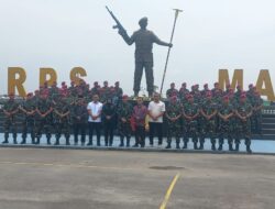 Anggota DPRD Medan Hadiri Kenaikan Pangkat Prajurit Yonmarhanlan l Belawan