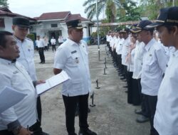 Wakil Bupati Asahan Pimpin Apel Gabungan di Kecamatan Kota Kisaran Barat