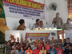 Polres Sergai Gelar Penyuluhan Satkamling