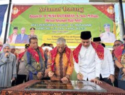 Musa Rajekshah Resmikan Masjid Jabal Tsur Al Musannif Ke- 52