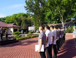 Kapolres Langkat Pimpin Apel Siaga 1 May Day 2025