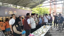 Bupati Batubara Saksikan Pemusnahan 10.081,19 Gram Narkoba