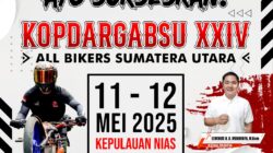 2.000 Bikers Hadiri Kopdargabsu 2025 Digelar di Kepulauan Nias