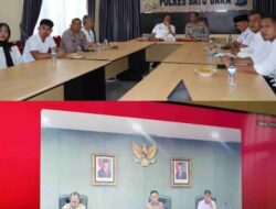 Kapolres Dan Wabup Batubara Rakor Tindak Pidana Perdagangan Orang