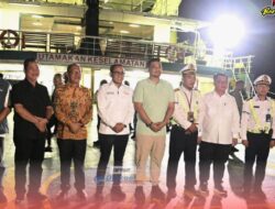 Gubsu Lepas Pelayaran Perdana  KMP Jatra II Gunungsitoli – Sibolga