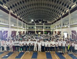 Meriah Hari Yoga Internasional Di Medan