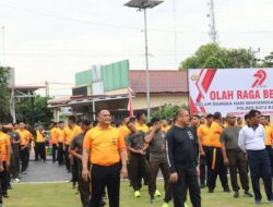 Sambut HUT Bhayangkara Ke 79, Polres Batubara Giat Olahraga