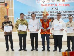 Bupati Nias Hadiri Penandatanganan MOU BKN Dan Pejabat Pembina Kepegawaian