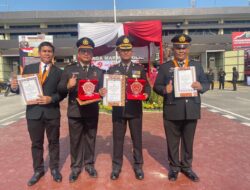 Polsek Sunggal Menerima Penghargaan Pemenang Perlombaan Sosiometri