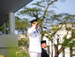 Rico Waas Pimpin Upacara HUT Ke 435 Kota Medan