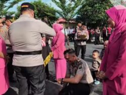 Kapolres Batubara Irup Kenaikan Pangkat 25 Personil