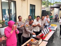 Polsek Sunggal Gelar Syukuran HUT Bhayangkara ke 79