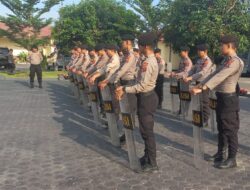 Tingkatkan Pengendalian Massa Personil Polres Batubara Latihan Dalmas