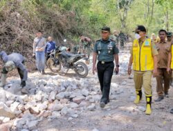 Bupati Simalungun dan Dandim0207/Sml  Tinjau Program Karya Bhakti TNI Bangun Jalan 6,5 Km Di Sipolha
