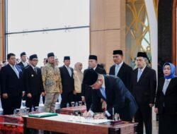 Bupati Batubara Hadiri Pelantikan Sekda Provsu